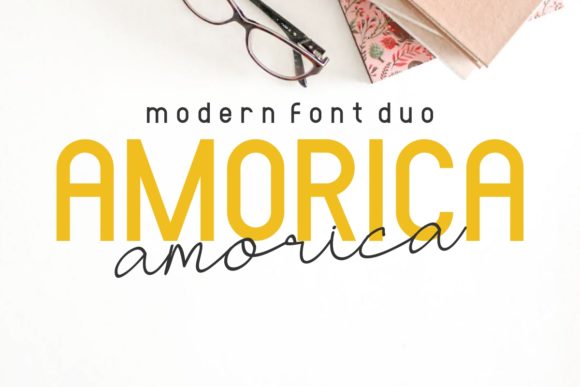 Amorica Font Duo: Smart, Classy Typography for Small Businesses