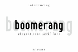Boomerang: A Handwritten Font That Feels Like Home
