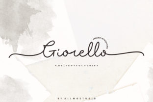 Giorello: A Light & Sophisticated Handwritten Font for Digital Design
