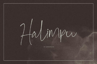 Halimpu: A Handwritten Font That Feels Like a Thoughtful Pause