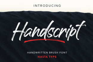 Handscript: A Bold, Textured Handwritten Font for Real Branding