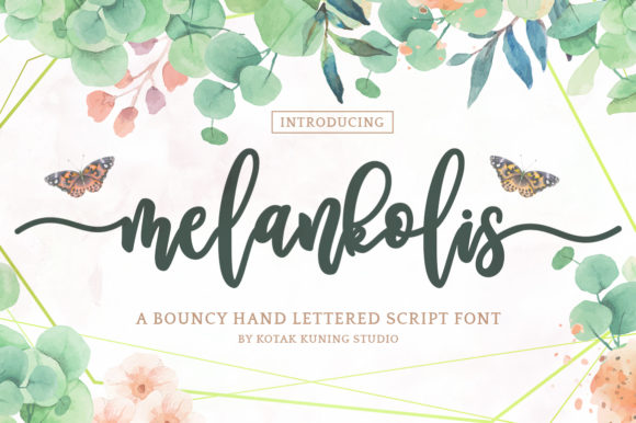 Melankolis: A Romantic Script Font That Elevates Campaign Visuals