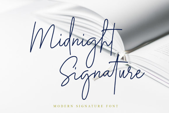 Midnight Signature: A Handwritten Font That Feels Like a Quiet Conversation