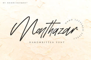 Monthazar: A Light, Authentic Handwritten Font for Digital Brands