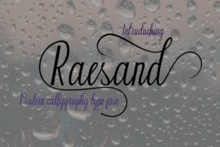 Raesand: A Bold Script Font for Memorable Branding