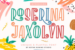 Roserina Jaxolyn: A Playful Handwritten Font for Real Business Branding