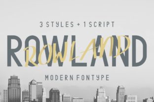 Rowland Family: A Modern Sans Serif Font for Digital Design
