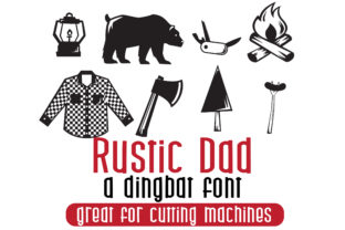 Rustic Dad: A Dingbat Font That Speaks Volumes in Visual Campaigns