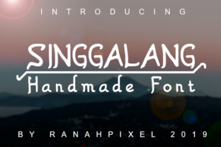Singgalang: A Charming Decorative Font for Digital Branding
