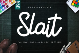 Slait: A Sweet, Cool Handwritten Font for Digital Branding