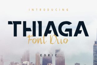Thiaga Duo: A Bold, Charming Sans Serif Font Duo for Real Branding