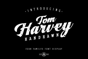 Tom Harvey: A Bold Handwritten Font for Editorial Impact